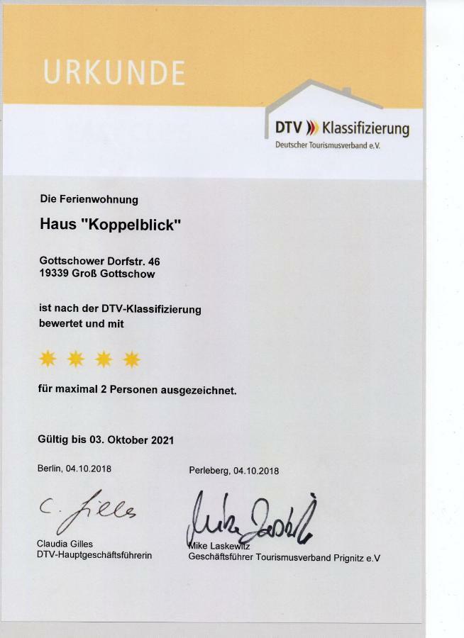 Haus "Koppelblick" Appartement Gross Gottschow Buitenkant foto